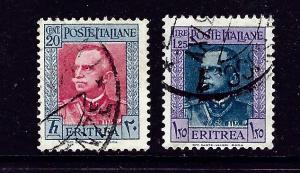 Eritrea 151 and 156 Used 1931 issues