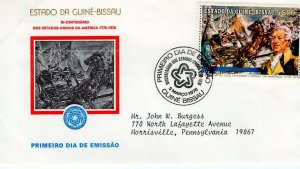 GUINEA-BISSAU  1976 The 200th Anniversary of American Revolution  FDC13773