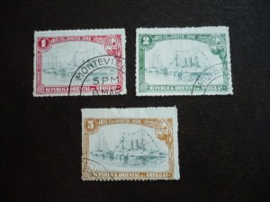 Stamps - Uruguay - Scott# 174-176 - Used Set of 3 Stamps