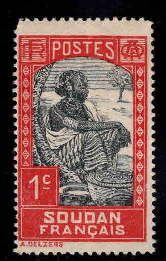 French Sudan Scott 61 MH* expect similar centering