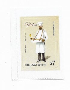 URUGUAY 2010 JOBS WORKERS HANDICRAFT AND TRADES TRADITION SELF ADHESIVE STAMP