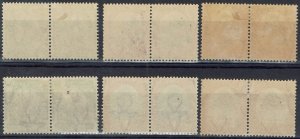 SOUTH WEST AFRICA 1926 & 1927 PICTORIAL ½D - 6D PAIR SETS 