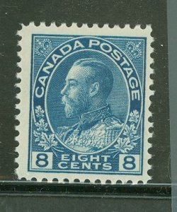 Canada #115 Unused Single
