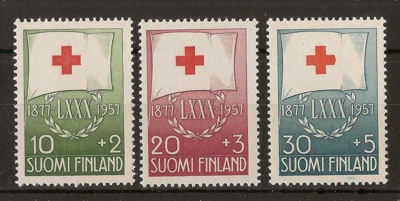 Finland 1957 Red Cross MNH