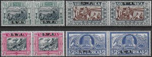 1938 South West Africa Voortrekker Memorial 4v. MNH SG. n. 105/08