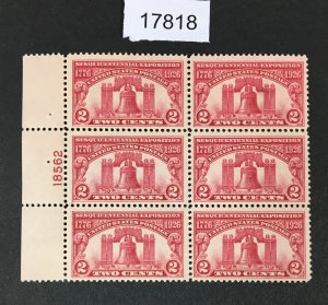 MOMEN: US STAMPS # 627 MINT OG 4NH/2H PLATE BLOCK OF 6 $35 LOT #17818