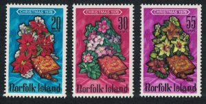 Norfolk Christmas 3v 1978 MNH SC#237-239 SG#215-217