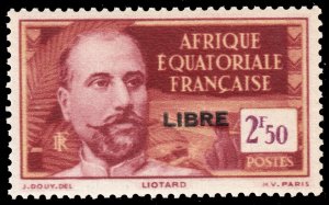 French Equatorial Africa #117  MNH - Stamps of 1936-40 Overprinted (1940)