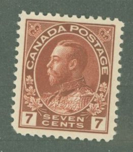 Canada #114b Unused