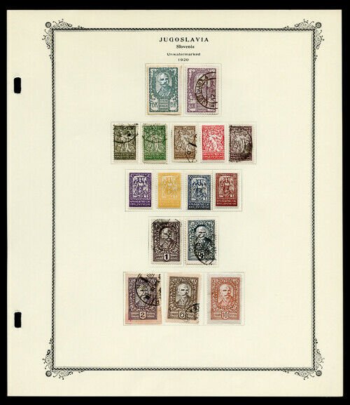 Yugoslavia Stamps Over 200+ Early Mint & Used from 1919 to 1920