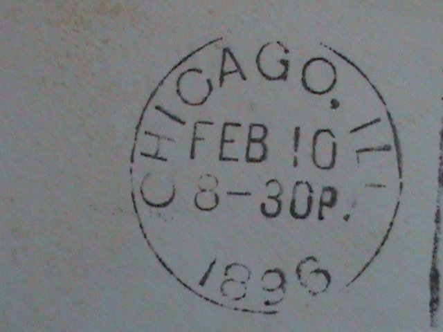 ​UNITED STATES-1894 SC#249 129 YEARS OLD-WASHINGTON COVER-FANCY CANCEL VF RARE