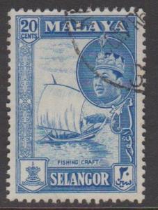 Malaya Selangor Sc#120 Used