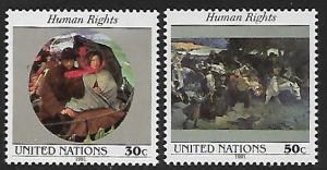 United Nations - NY - # 599-600 - Human Rights - MNH