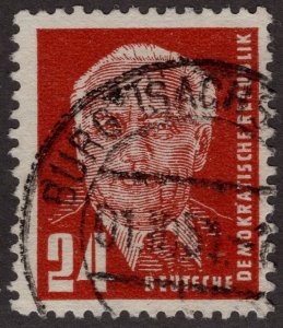 MiNr252a Used 24(pf) Wilhelm Pieck