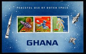 Ghana - Mint Souvenir Sheet Scott #307a (Space)