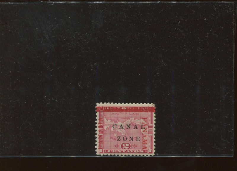 Canal Zone Scott 11a Mint Stamp w/Antique 'ZONE'' Variety  (Stock CZ11-A1)