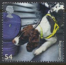 Great Britain SG 2809 SC# 2542 Customs Dog  Used  see scan 