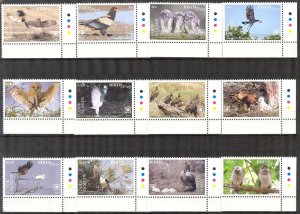 Cook Islands 2018 Birds of Prey Mi.2184/95 set of 12 MNH