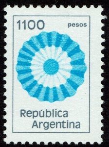 Argentina #1216  MNH - 1100p Rosette Design (1981)