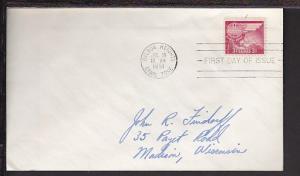 Canal Zone 1951 Pen FDC BIN