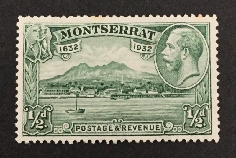 Montserrat 1932 #75, Harbor, MH/Unused.