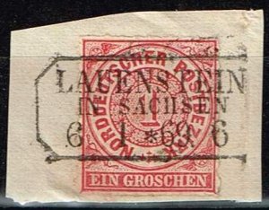 North German Confederation 1869, Sc.#1 used, Numeral in circle