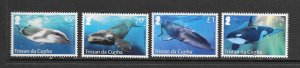 WHALES - TISTAN DA CUNHA #1149-52   MNH