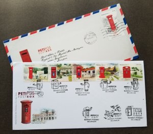 Malaysia Post Box 2011 Postbox Postal Mailbox Pillar (booklet FDC *unusual *rare