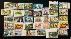 CHRISTMAS ISLAND: Lot of 33 Christmas Island Stamps / MNH / Mint Never Hinged