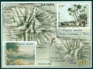 French Polynesia 1998 Autumn Philatelic Fair Paintings MS MUH