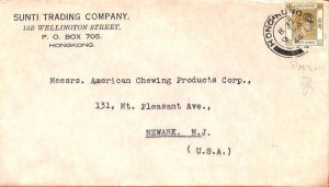 aa6820 - HONG KONG - POSTAL HISTORY -  COVER to the USA 1946