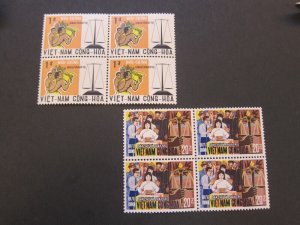 Vietnam 1969 Sc 349-50 BLK(4) set MNH