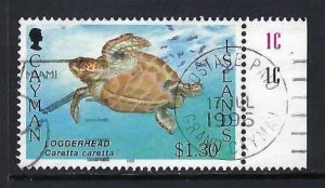 CAYMAN ISLANDS 697 VFU TURTLE C928-8