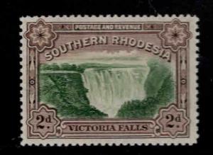 Southern Rhodesia Scott 37b MH*perf 12.5  Victoria Falls