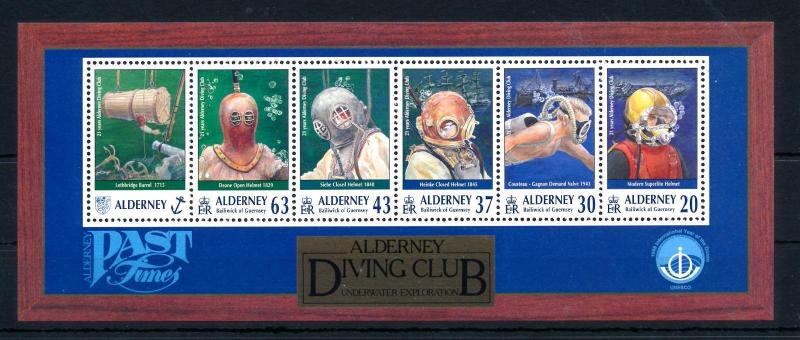 [42935] Alderney 1998 Sports Diving Unesco MNH Sheet