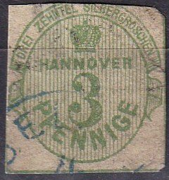 Hanover #17 Used CV $950.00 (Z6781)