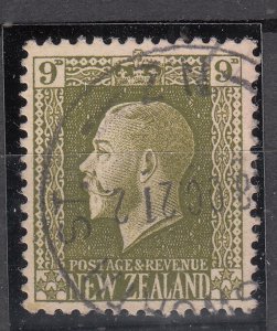 New Zealand - 1920 KGV 9p perf. 14*14 1/2  Sc# 158b (9222)