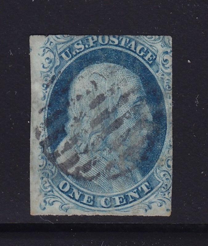 7 F-VF used neat cancel with nice color scv $ 130 ! see pic !