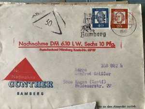 Germany collection of famous Germans postal covers 18 items  Ref A538