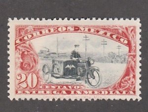 Mexico # E2, Motorcycle Postman, Mint NH