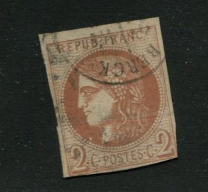 FRANCE   39C    USED   THIN