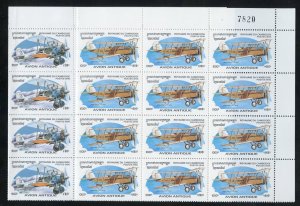 Cambodia 1527-32 MNH Antique Aircraft Blocks of 20 from 1996