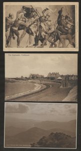 Vintage postcards Mostly Europe 100 views of towns ruins churches coast color/BW