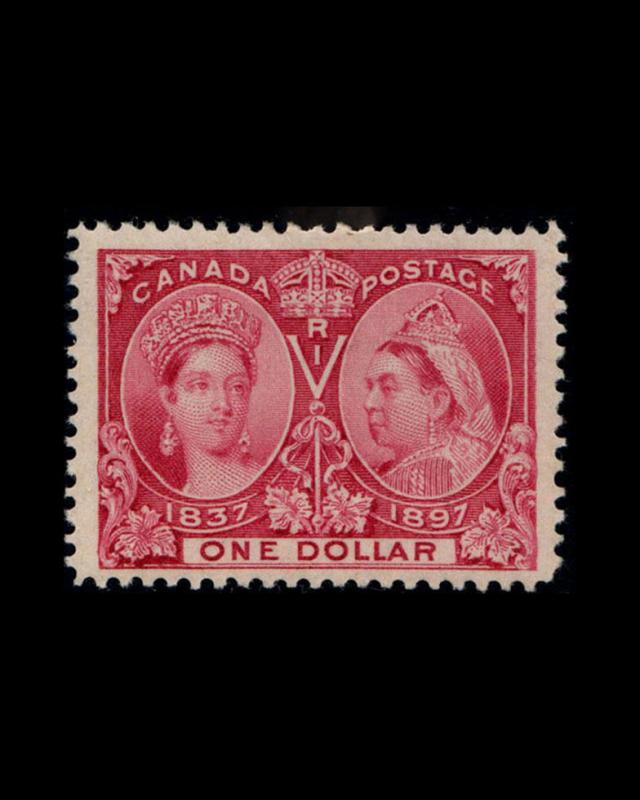 VINTAGE:CANADA- 1897 OG LH FRESH SCOTT # 61 $1000 LOT # 1897XAN