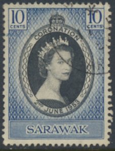 Sarawak    SC#  196   Used  Coronation see details & scans