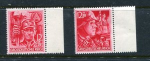 Germany 1945 Mi 909-910 MNH CV 90 euro Last stamps of 3rd Reich 8596