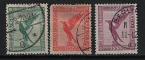 GERMANY  C27-C29 USED GERMAN EAGLE ISSUE 1926