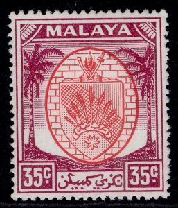 MALAYSIA - Negri Sembilan GVI SG57, 35c scarlet & purple, M MINT.