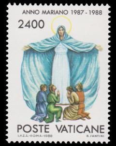 VATICAN CITY STAMP. SCOTT # 812. YEAR 1988. MINT