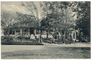 Postcard India 1910 Bombay Malabar Hill Residential Area Government House